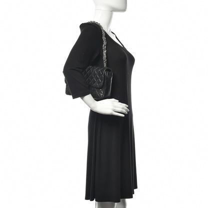 Chanel Lambskin Quilted Medium Westminster Pearl Flap Black 2 of 17
