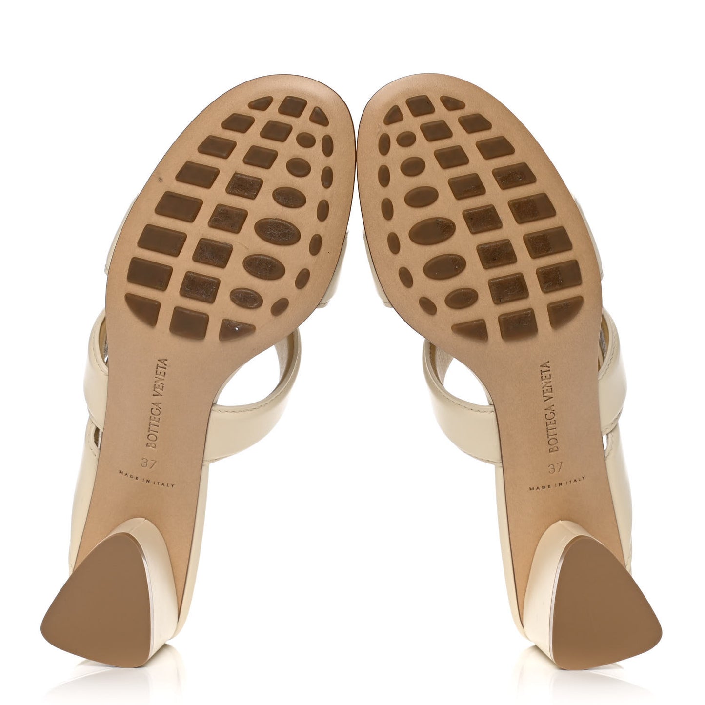 Vienna Calfskin The Band Cross Strap Mule Sandals 37 Sea Salt