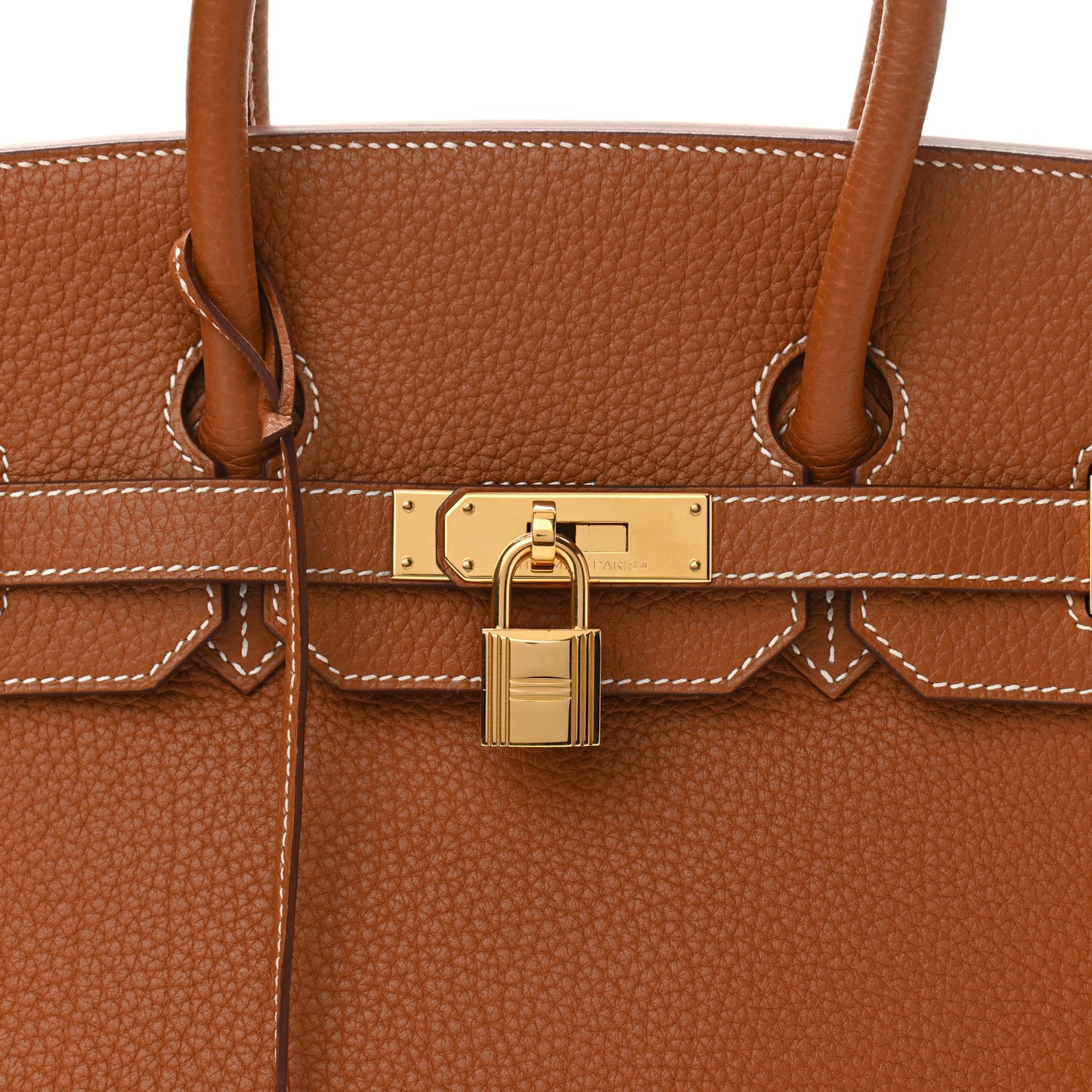 Taurillon Clemence Birkin 35 Gold