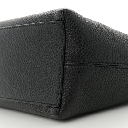 Valentino Garavani Grained Calfskin Rockstud Shoulder Tote Black 9 of 9