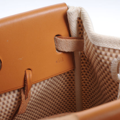 Hermes Toile Herbag Cabas Natural 7 of 9