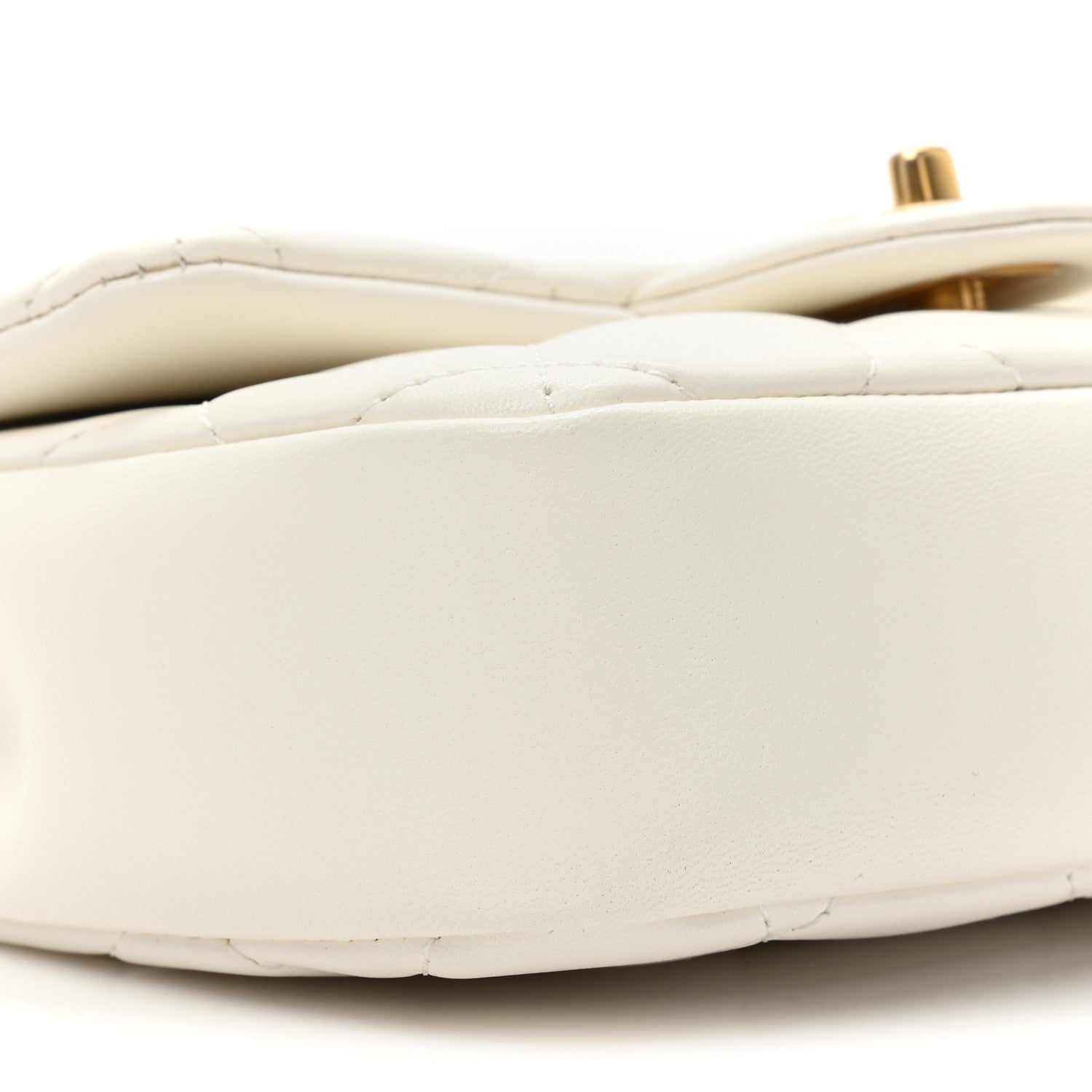 Chanel Lambskin Quilted Mini Heart Charms Flap White 9 of 9