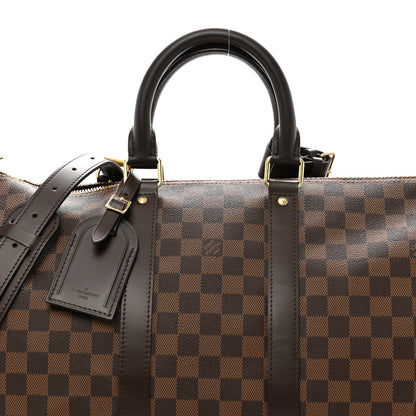 Louis Vuitton Damier Ebene Keepall Bandouliere 45 8 of 10