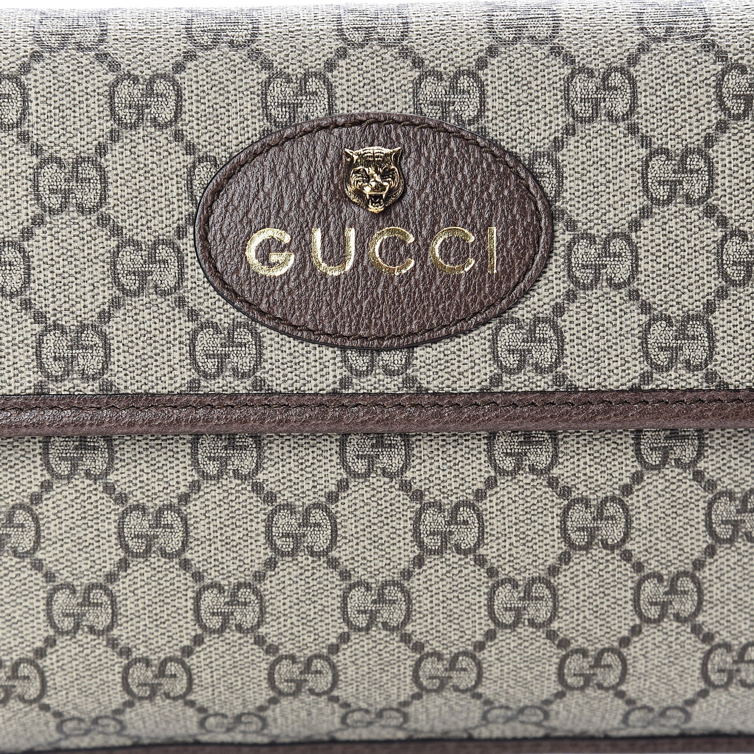 Gucci GG Supreme Monogram Neo Vintage Web Belt Bag Brown 10 of 11