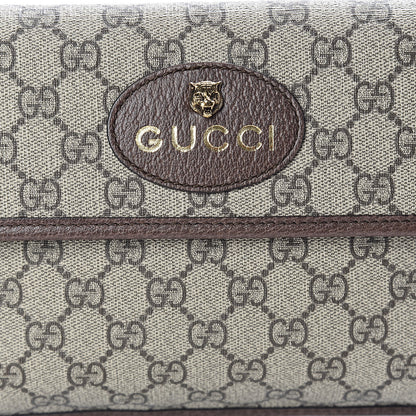 Gucci GG Supreme Monogram Neo Vintage Web Belt Bag Brown 10 of 11