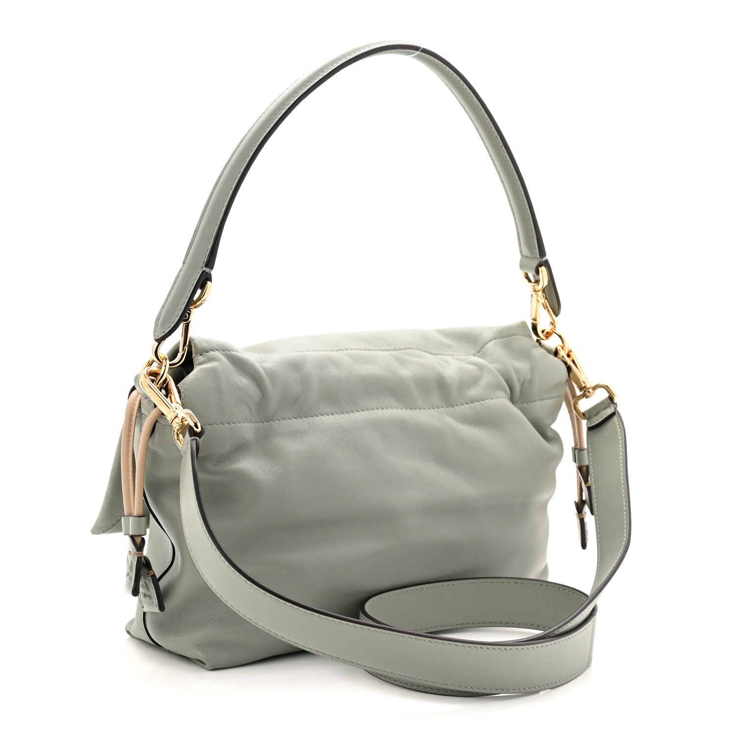 Fendi Nappa Medium Mamma Baguette Matcha Green 3 of 10
