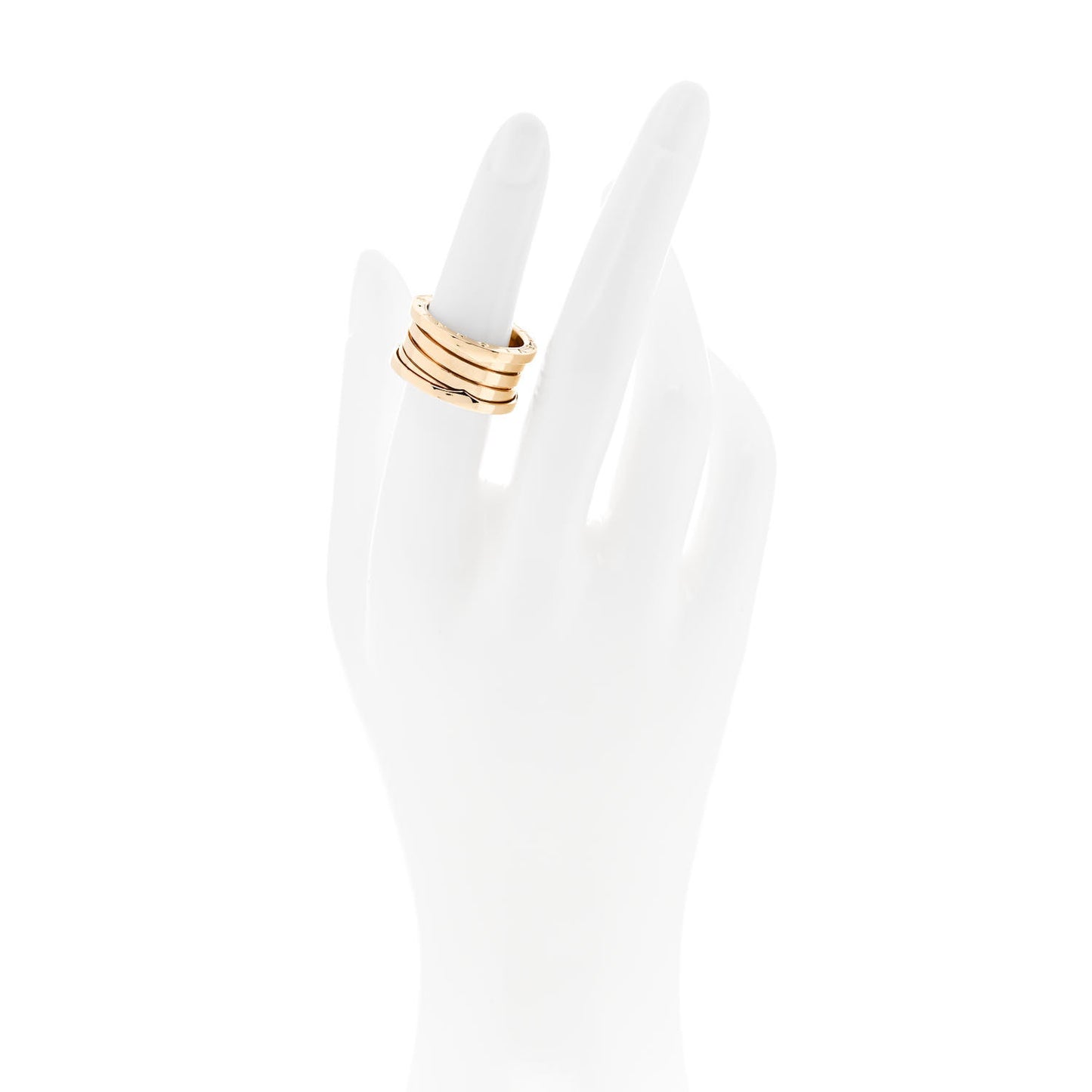 18K Yellow Gold B.Zero1 Four-Band Ring 53 6.25