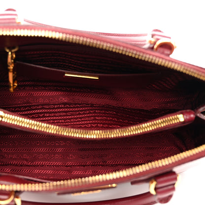 Prada Saffiano Lux Medium Open Promenade Tote Cerise 5 of 10