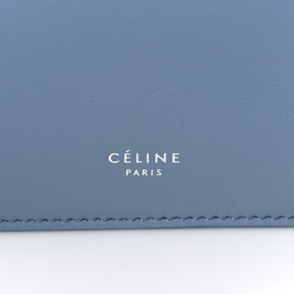 Celine Smooth Calfskin Mini Clasp Bag Medium Blue 6 of 8