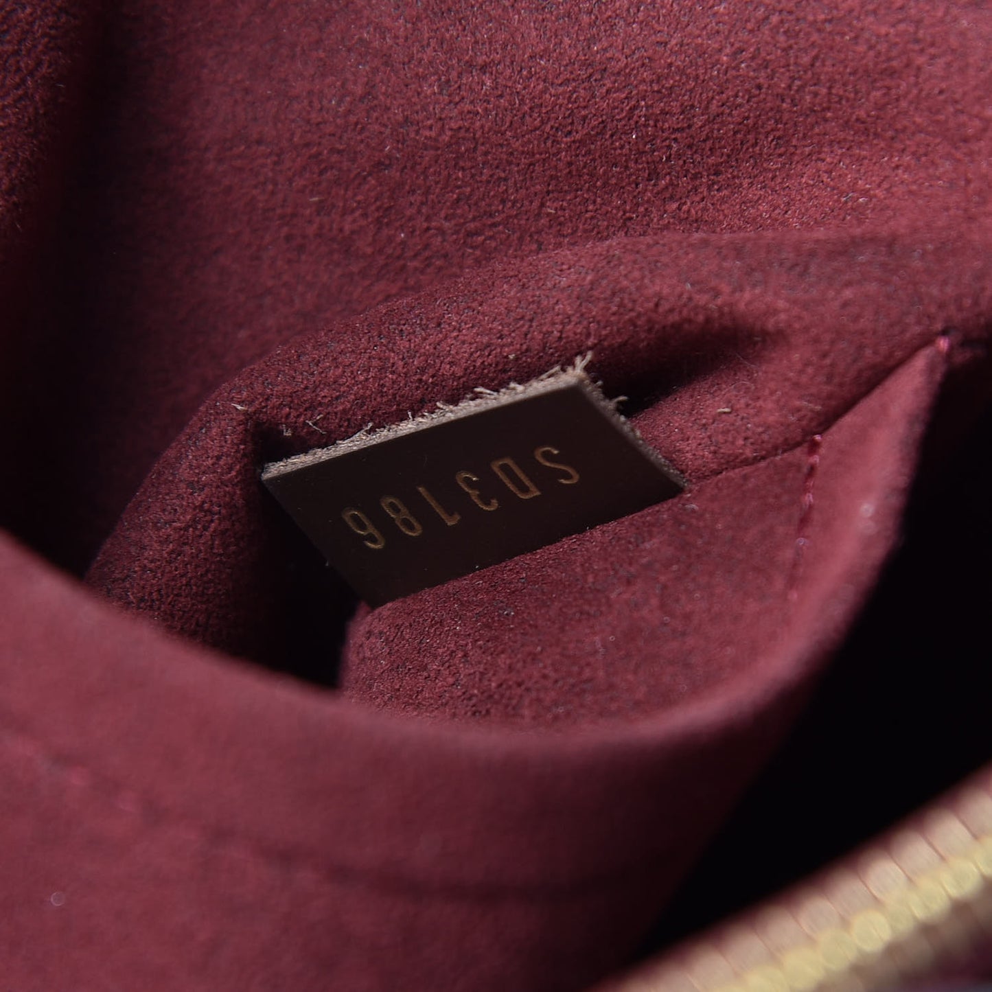 Damier Ebene Cuir Taurillon Brittany Bordeaux