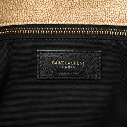 Saint Laurent Stingray Embossed Monogram Medium Niki Chain Satchel Beige 7 of 12