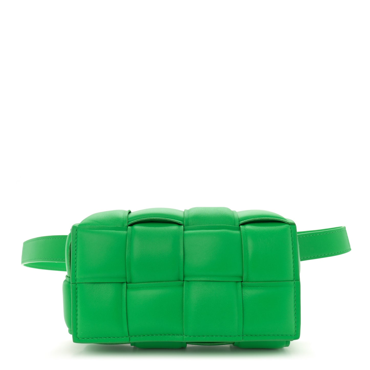 Nappa Maxi Intreccio Padded The Belt Cassette Bag Parakeet