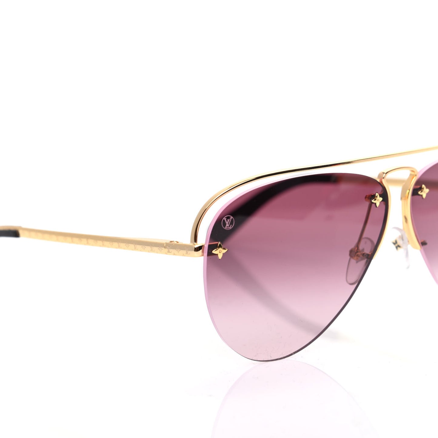 Monogram Grease Gradient Sunglasses Z1044W Aubergine