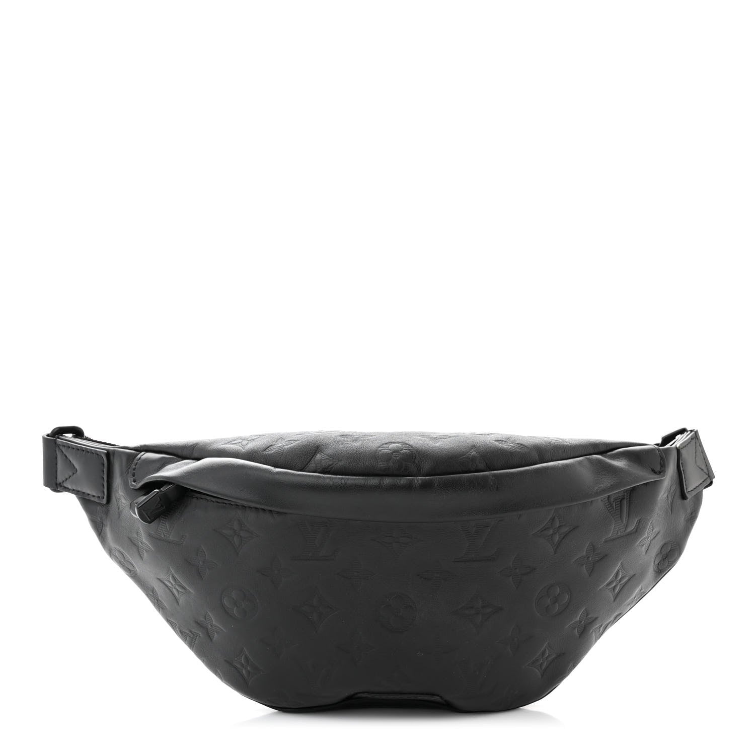 Louis Vuitton Calfskin Monogram Shadow Discovery Bumbag Black 1 of 10