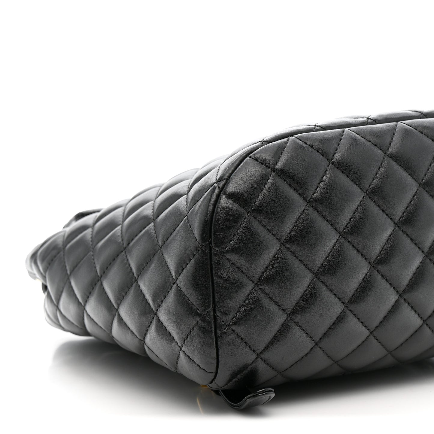 Calfskin Quilted Small Urban Spirit Backpack Black