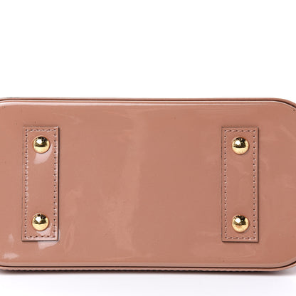 Louis Vuitton Vernis Alma BB Rose Velours 9 of 11