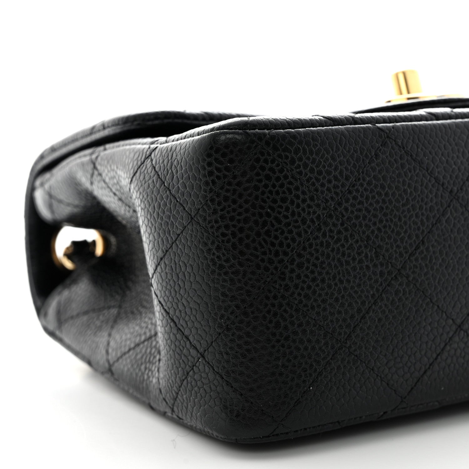 Chanel Caviar Quilted Mini Square Flap Black 9 of 12