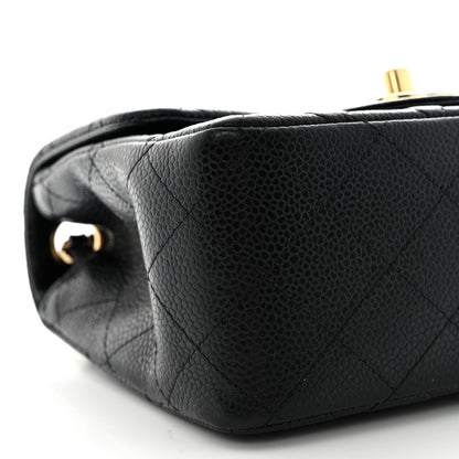 Chanel Caviar Quilted Mini Square Flap Black 9 of 12