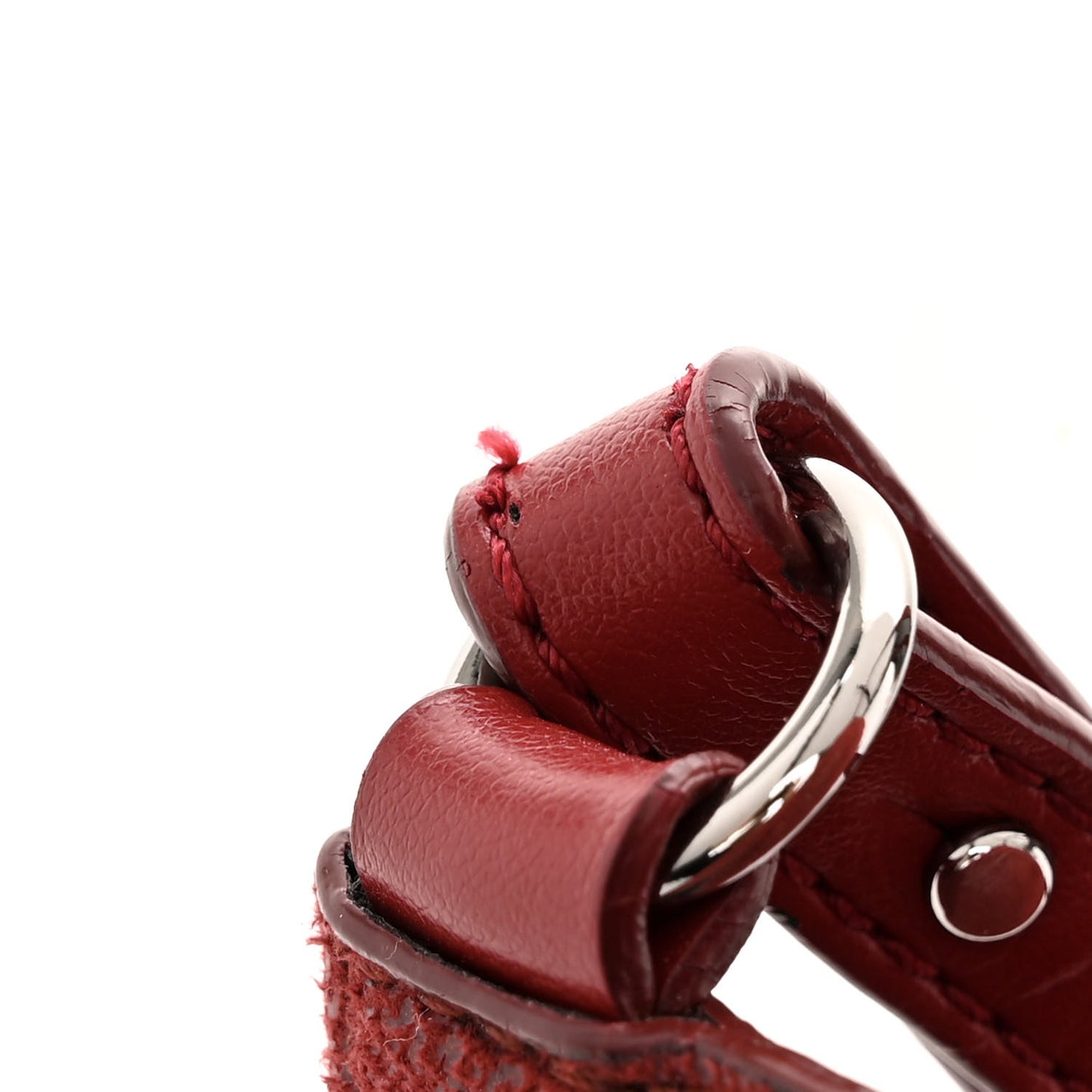 Shaggy Deer Mini Falabella Backpack Ruby