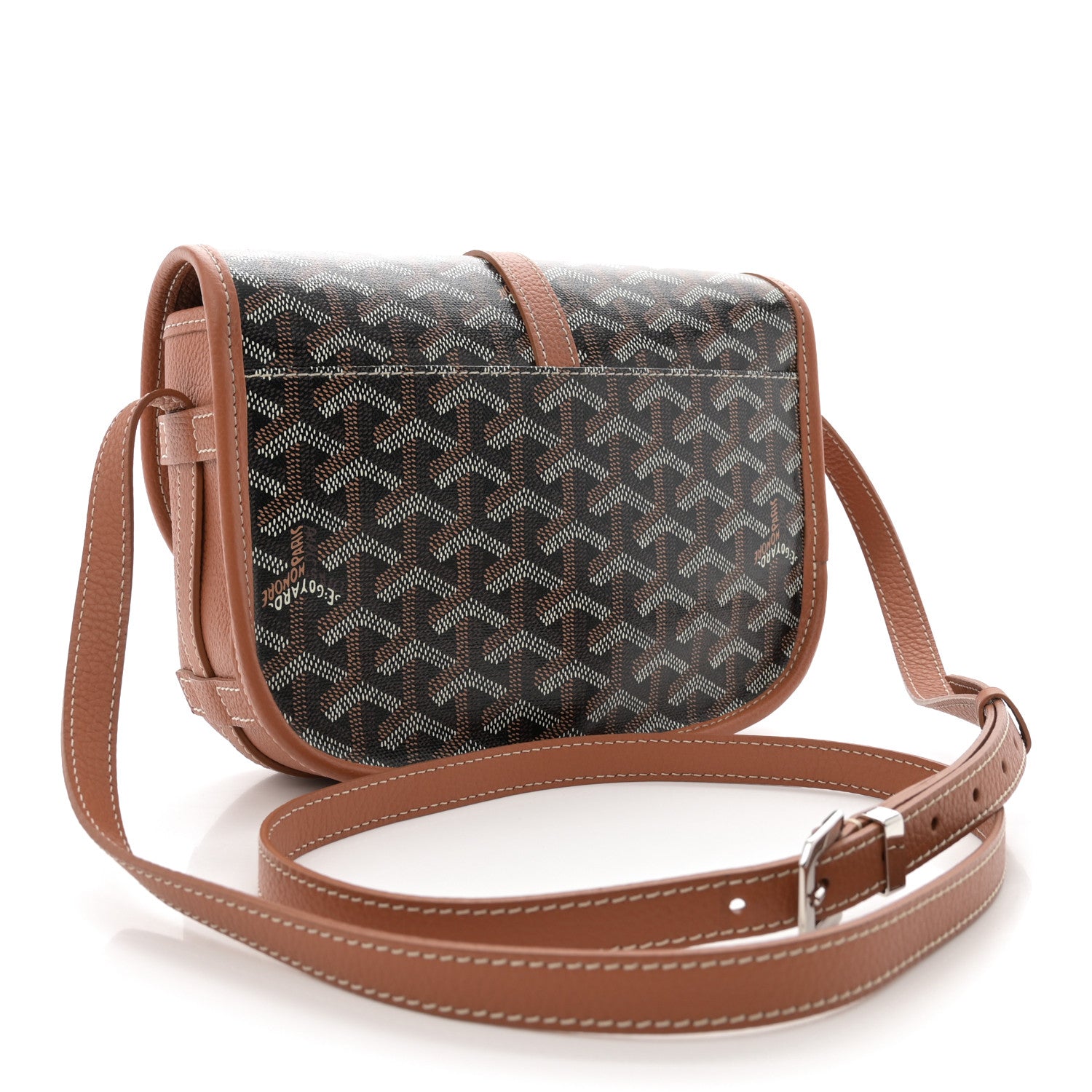 Goyard Goyardine Belvedere II PM Messenger Bag Black Gold 3 of 10