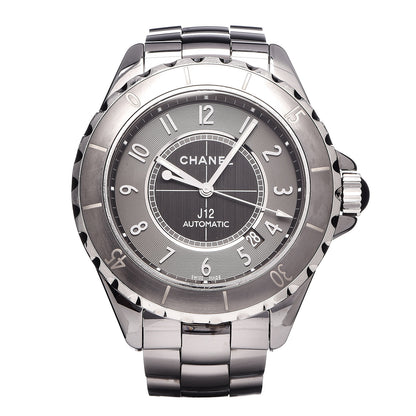 Chanel Titanium Ceramic 41mm J12 Chromatic Automatic Watch 1 of 6