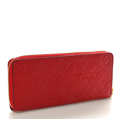 Louis Vuitton Empreinte Clemence Wallet Cherry 3 of 8