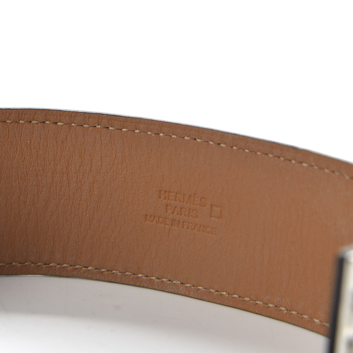 Hermes Matte Alligator Kelly Dog Cuff Black 4 of 6