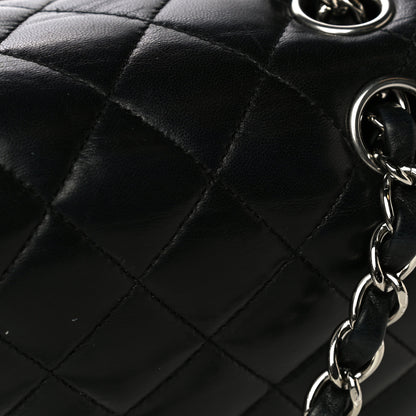 Chanel Lambskin Quilted Medium Double Flap Black 24 of 24
