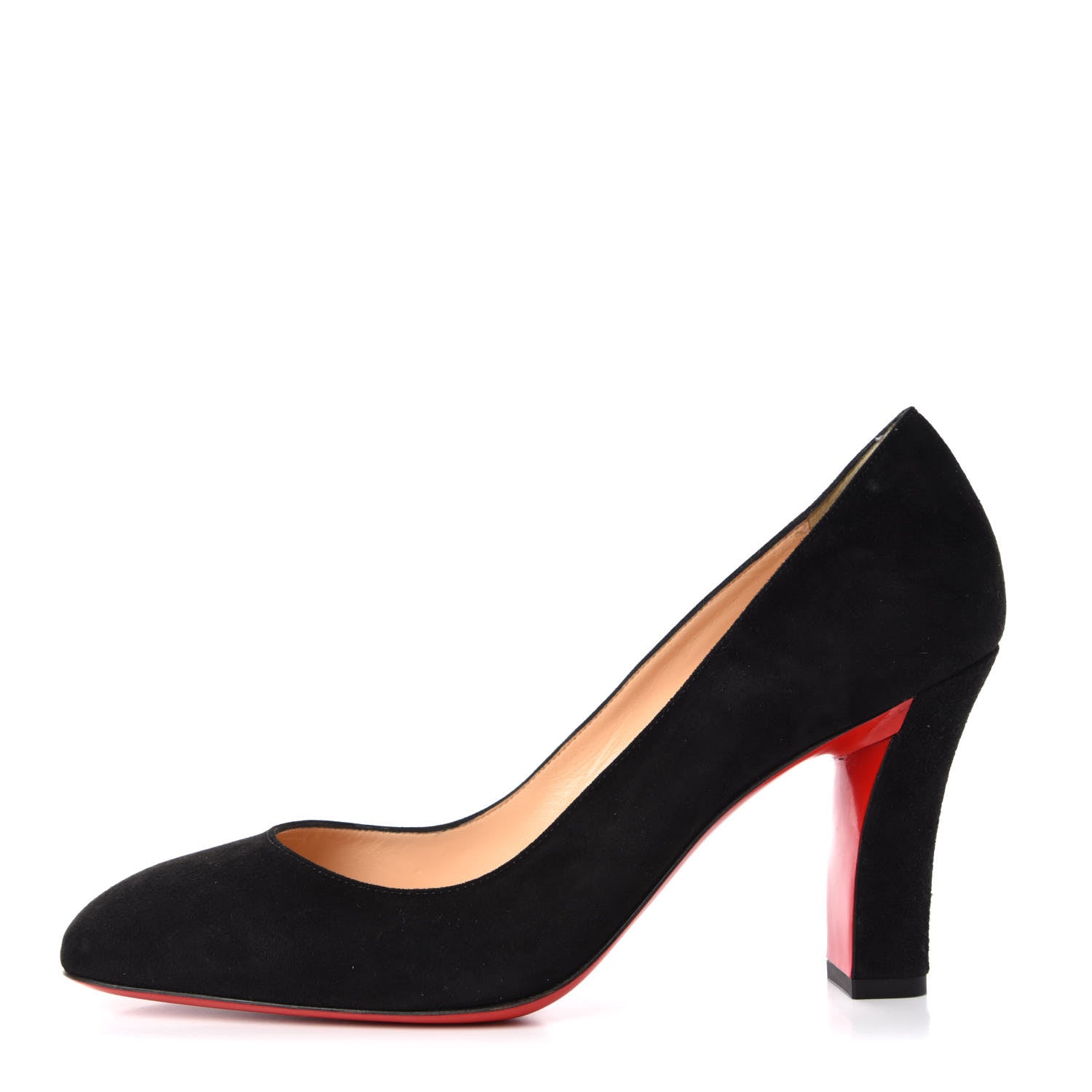Christian Louboutin Veau Velours Viva 85 Pumps 39.5 Black 1 of 8