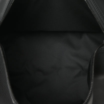 Louis Vuitton Grained Calfskin Aerogram Keepall Bandouliere 40 Black 5 of 10