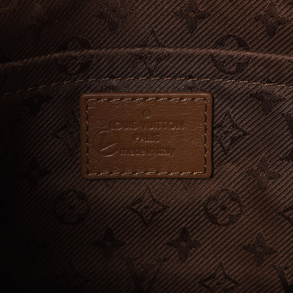 Louis Vuitton Calfskin Quilted Monogram Altair Clutch Beige 6 of 7