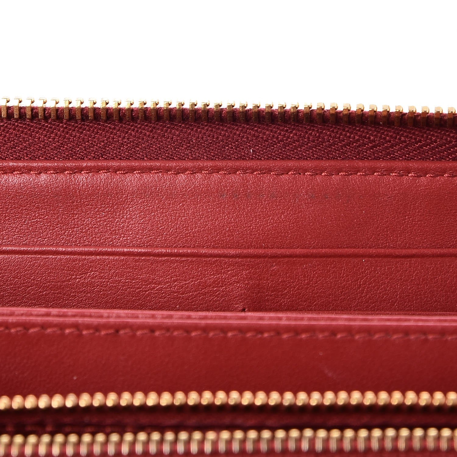 Prada Vitello Move Zip Around Wallet Rosso 8 of 9