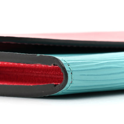 Louis Vuitton Epi Emilie Wallet Turquoise Grenade 10 of 13