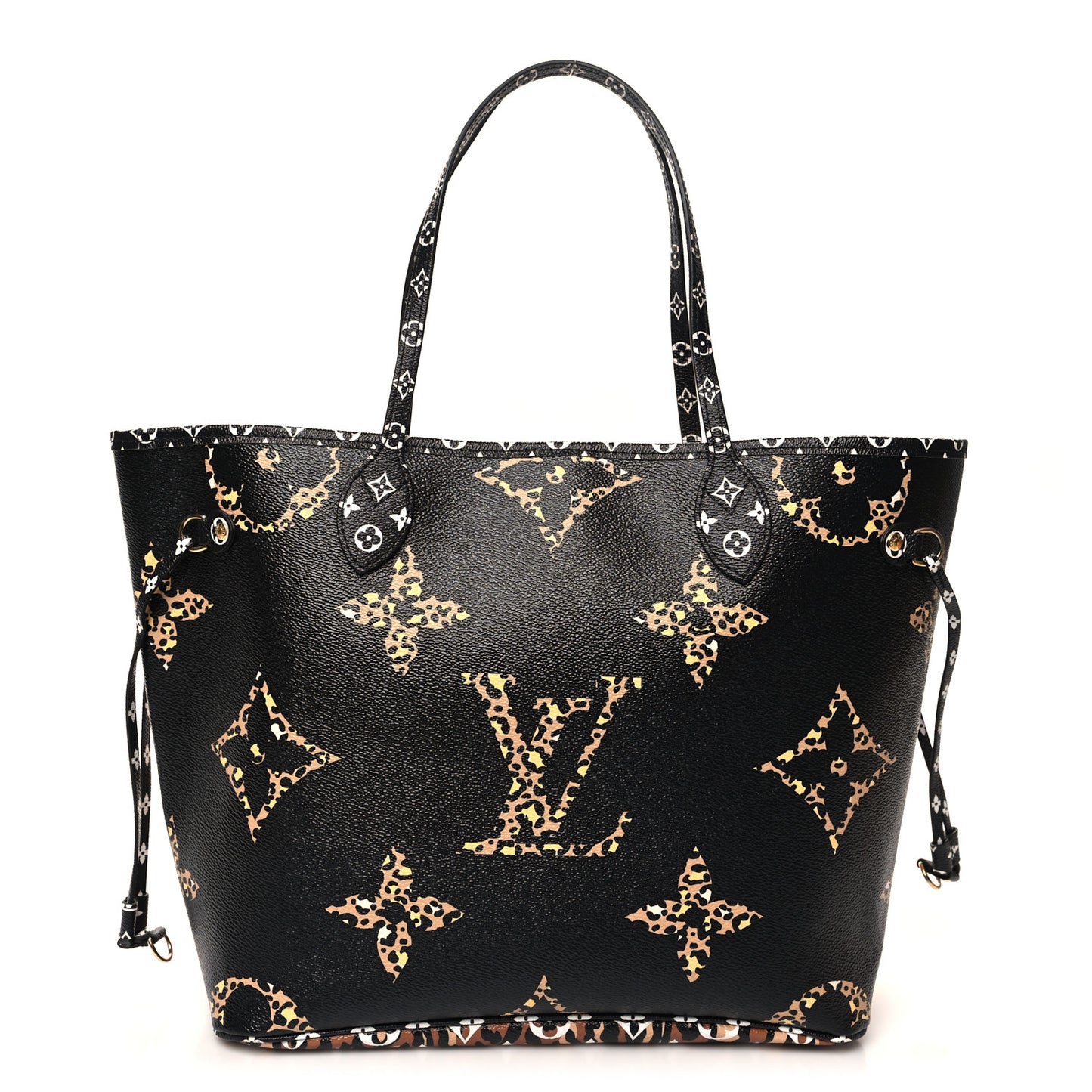 Monogram Giant Jungle Neverfull MM Black