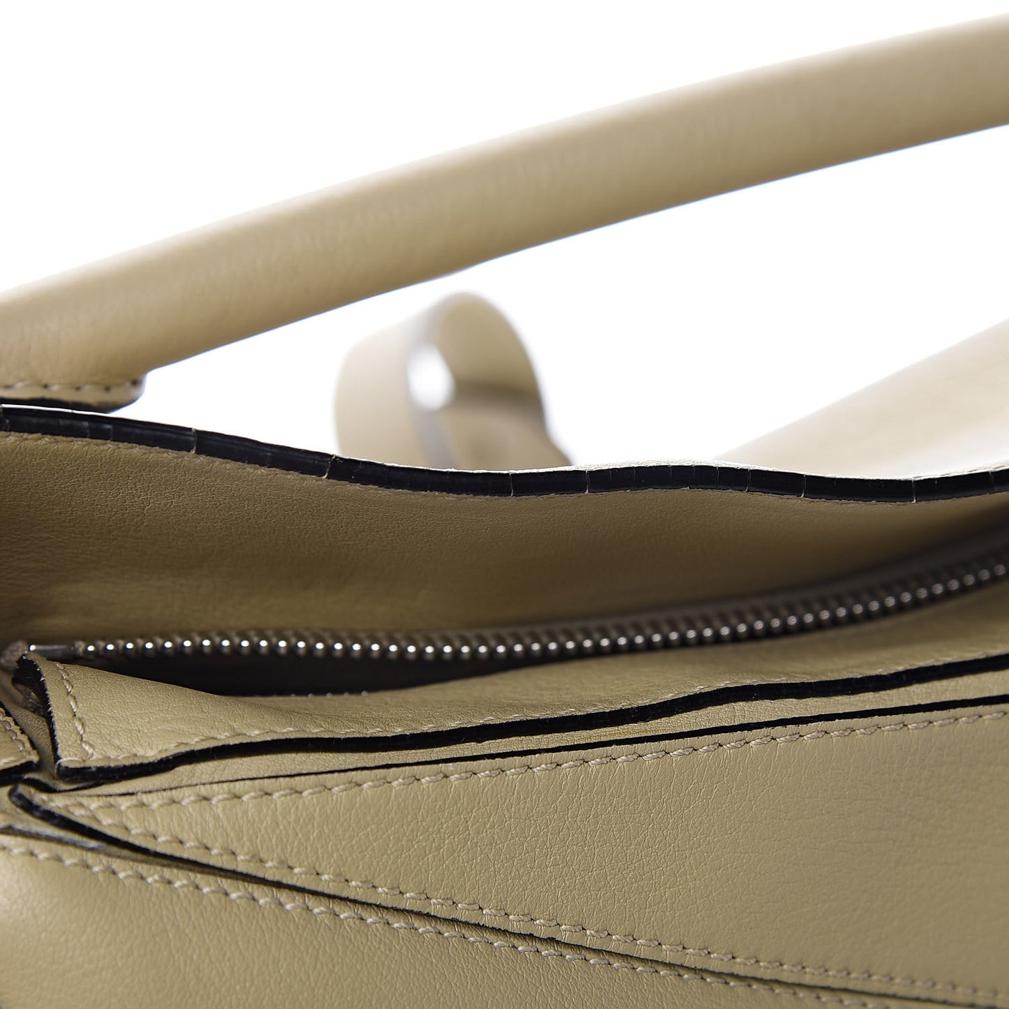 Calfskin Medium Puzzle Bag Beige