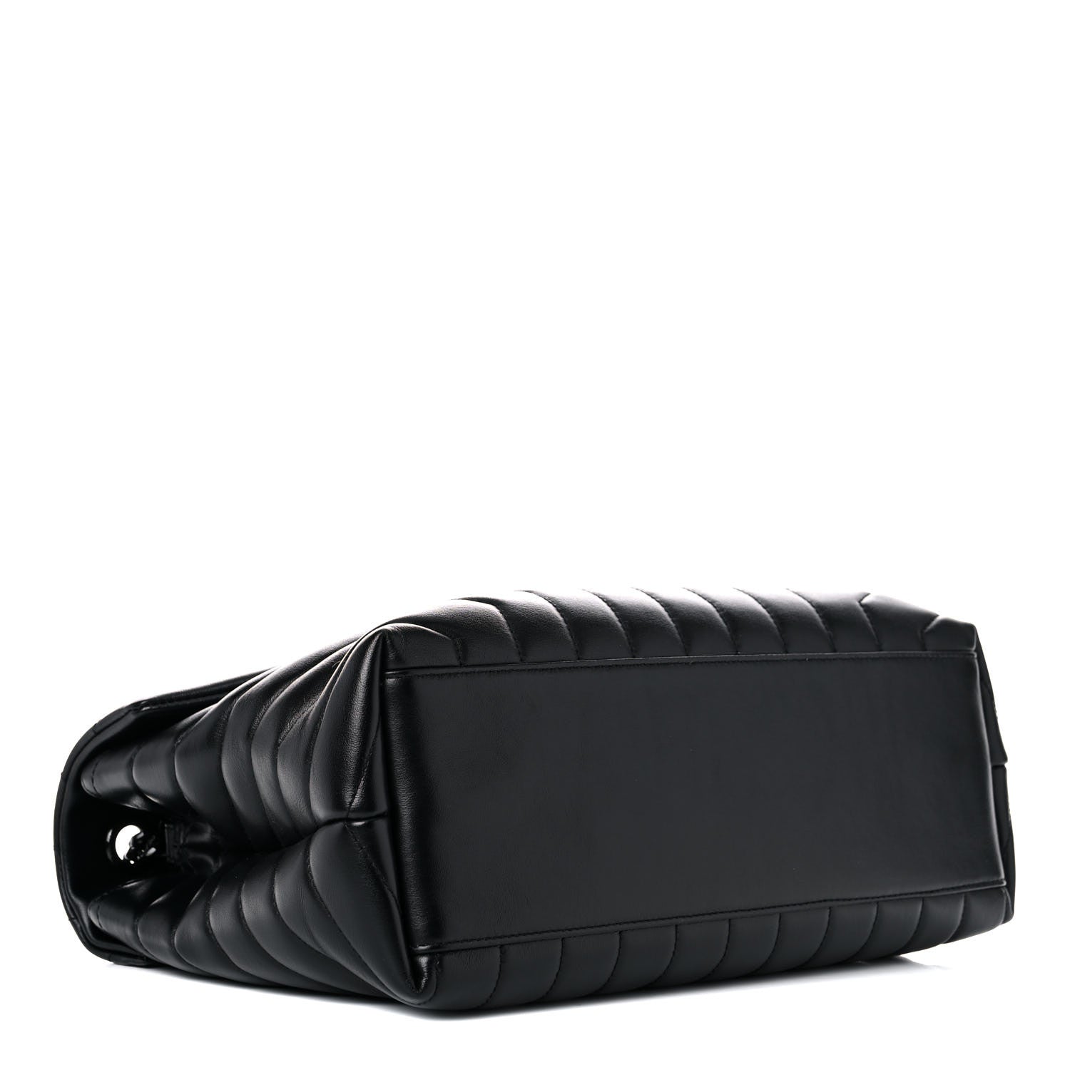 Saint Laurent Calfskin Y Quilted Monogram Medium Loulou Chain Satchel Black 4 of 12