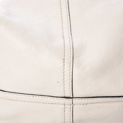 Prada Glace Calf Etiquette Shoulder Tote Bianco Astra 13 of 16