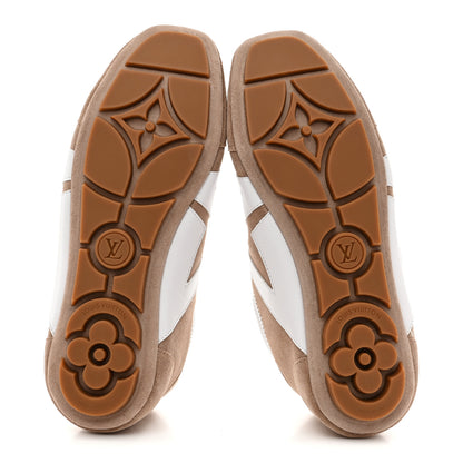 Louis Vuitton Suede Calfskin LV Sneakerina 40 Hazelnut Brown 6 of 9