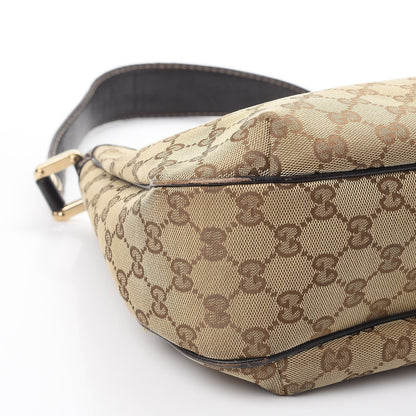 Gucci Monogram Medium New Ladies Web Hobo Dark Brown 11 of 14