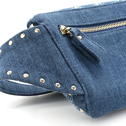 Valentino Garavani Denim Rockstud Spike Belt Bag Denim 10 of 11