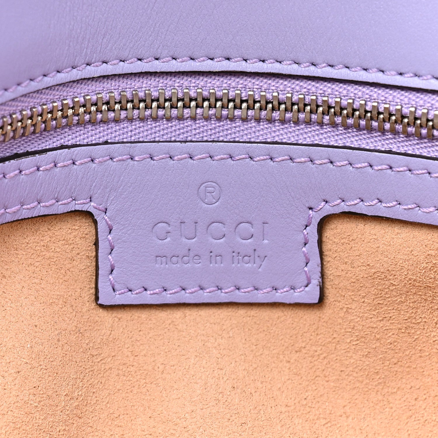 Gucci Calfskin Matelasse Small GG Marmont Shoulder Bag Lapis 5 of 10