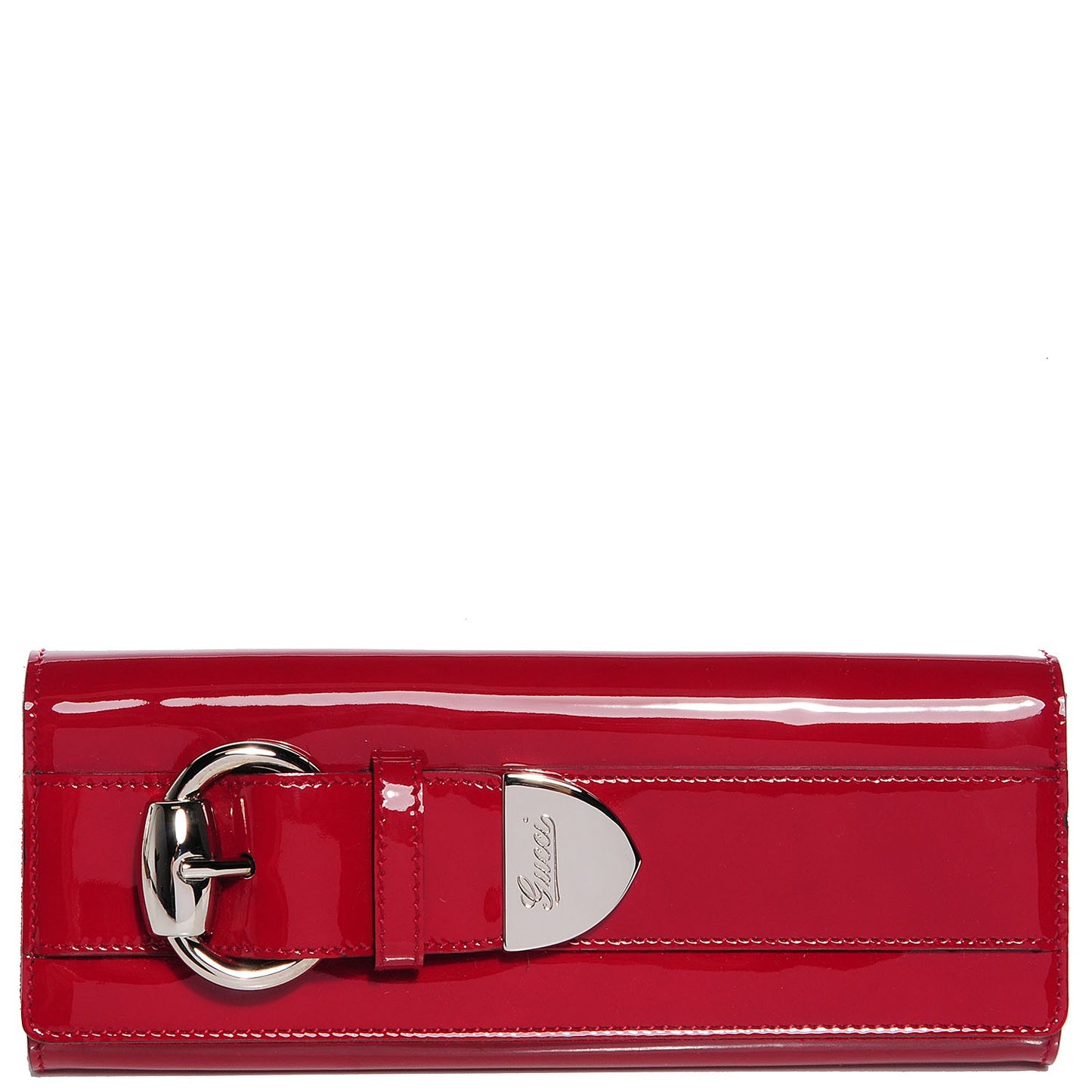Patent Romy Clutch Red