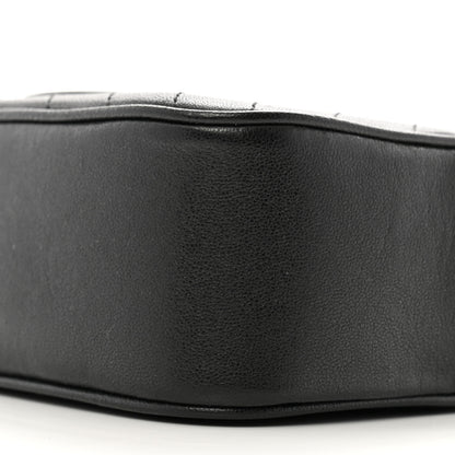 Gucci Sakai Be Green Calfskin Diagonal Stitched Small Blondie Shoulder Bag Black 10 of 11