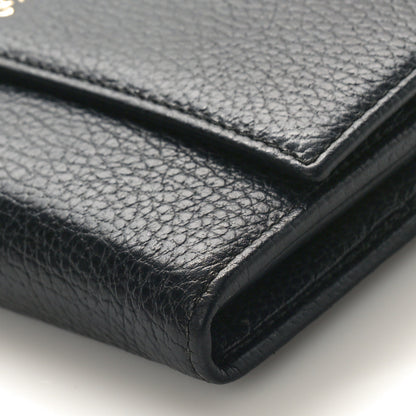 Gucci Dollar Calfskin Swing Continental Wallet Black 8 of 10