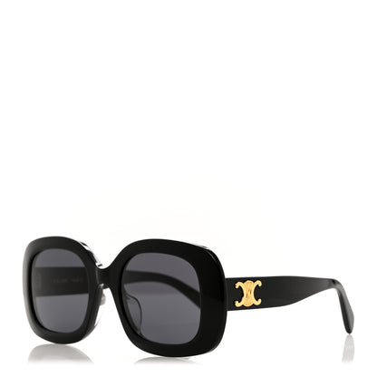 Celine Acetate Triomphe 01 Sunglasses CL40262U Black 1 of 7