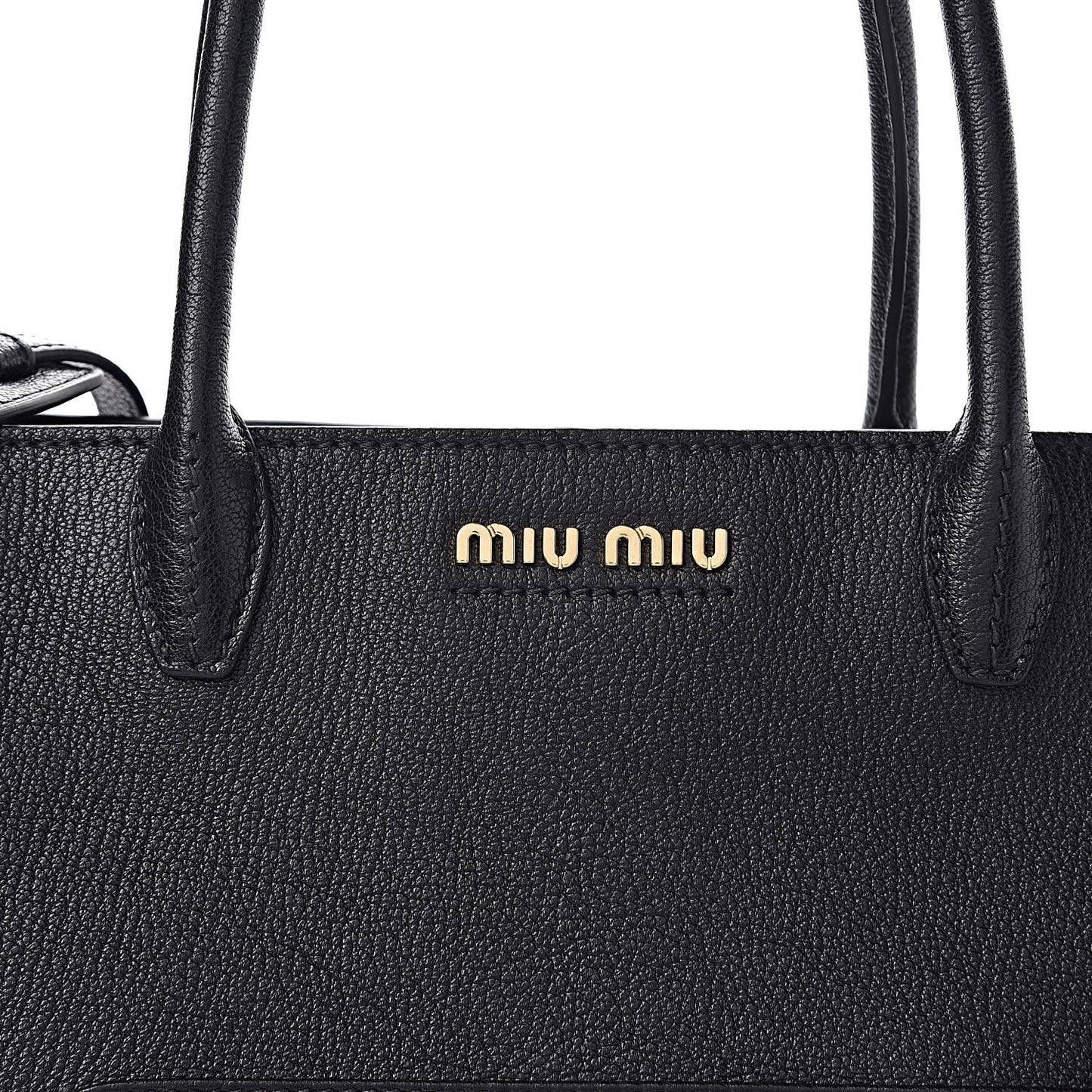 Goatskin Madras Tote Black
