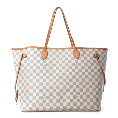 Louis Vuitton Damier Azur Neo Neverfull GM Rose Ballerine 1 of 16
