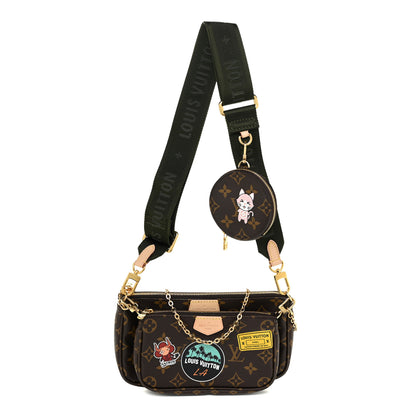 Louis Vuitton Monogram My LV World Tour Multi Pochette Accessories Kaki 1 of 10