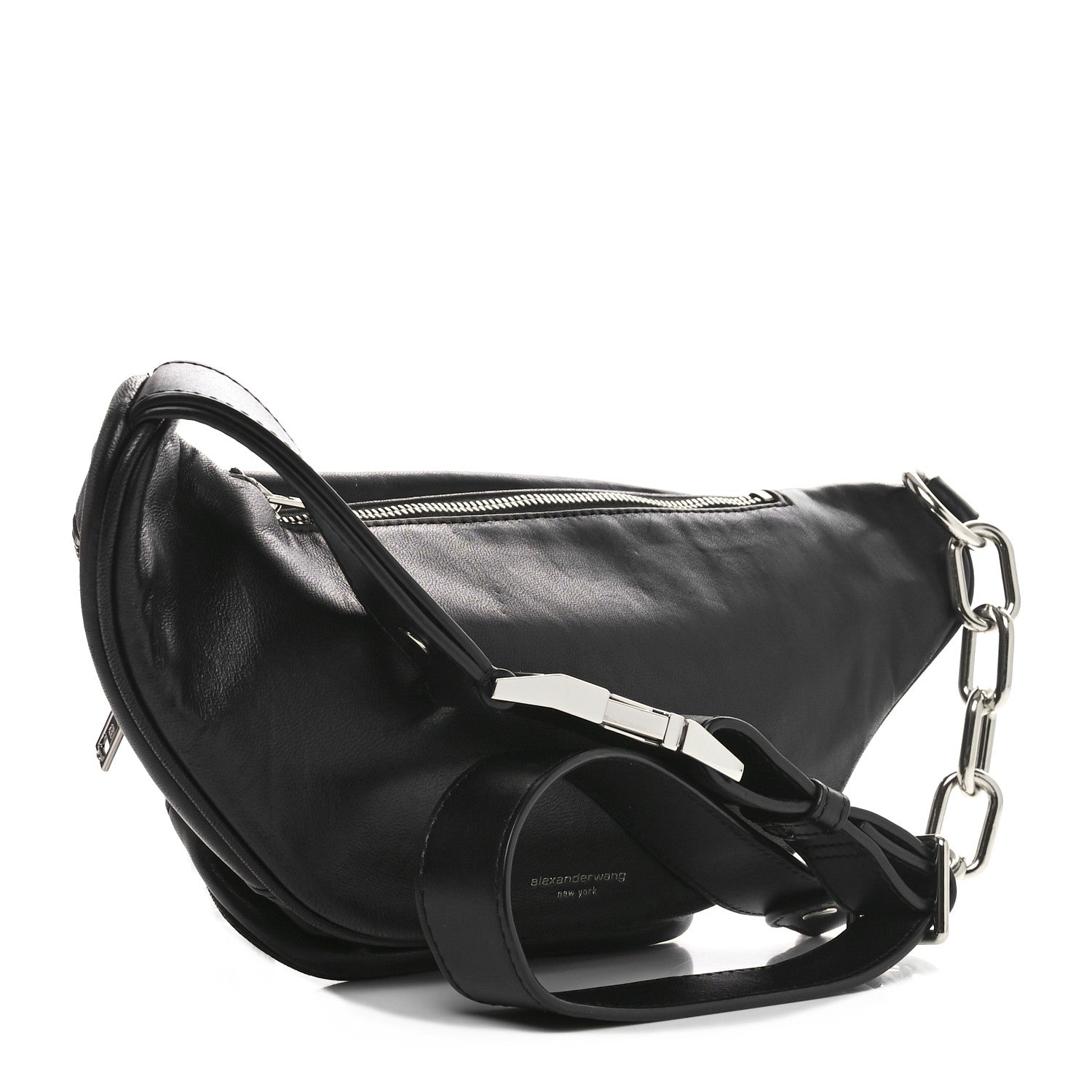 Alexander Wang Lambskin Attica Belt Bag Black 3 of 9