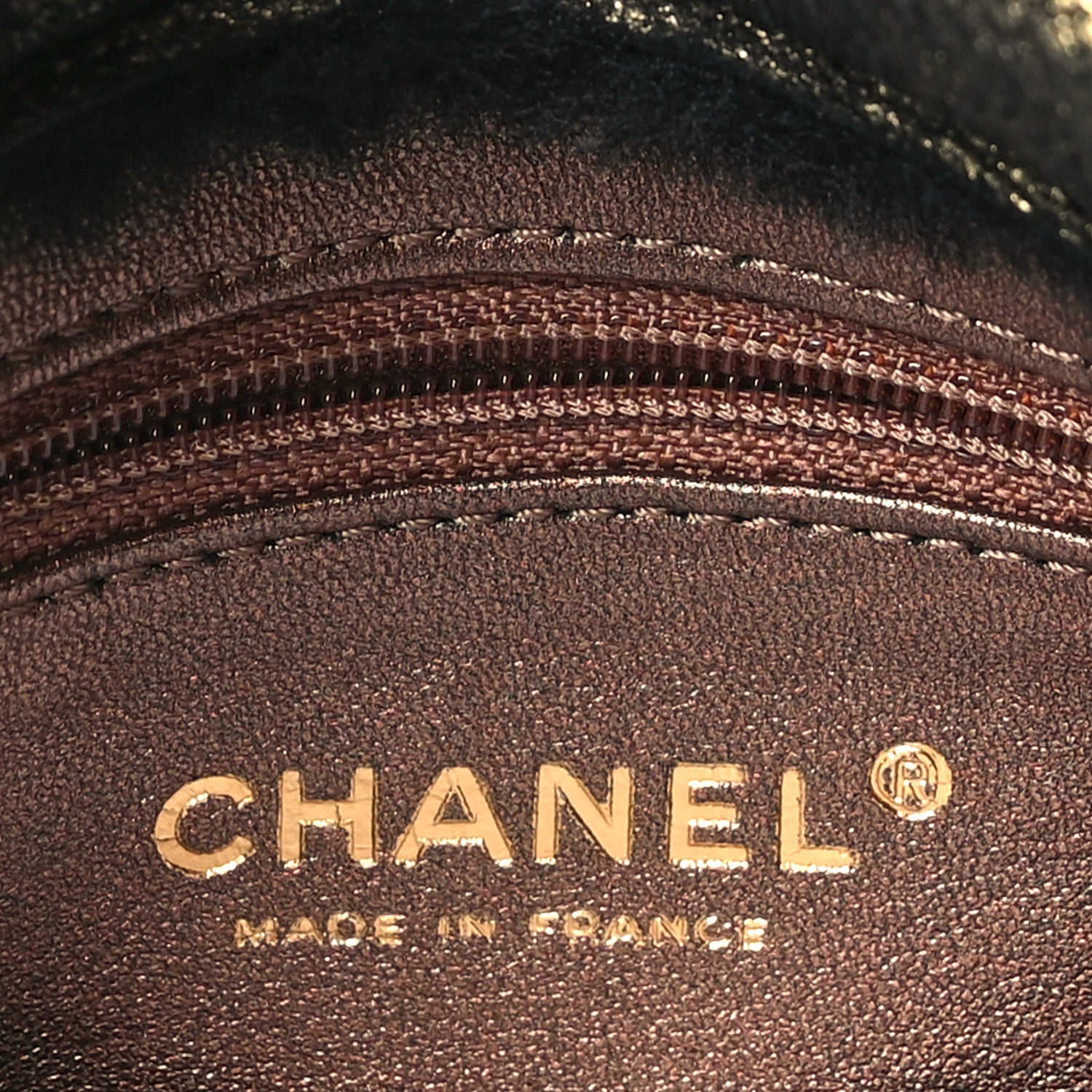 Chanel Metallic Lambskin Shearling Flap Gold Black 6 of 11